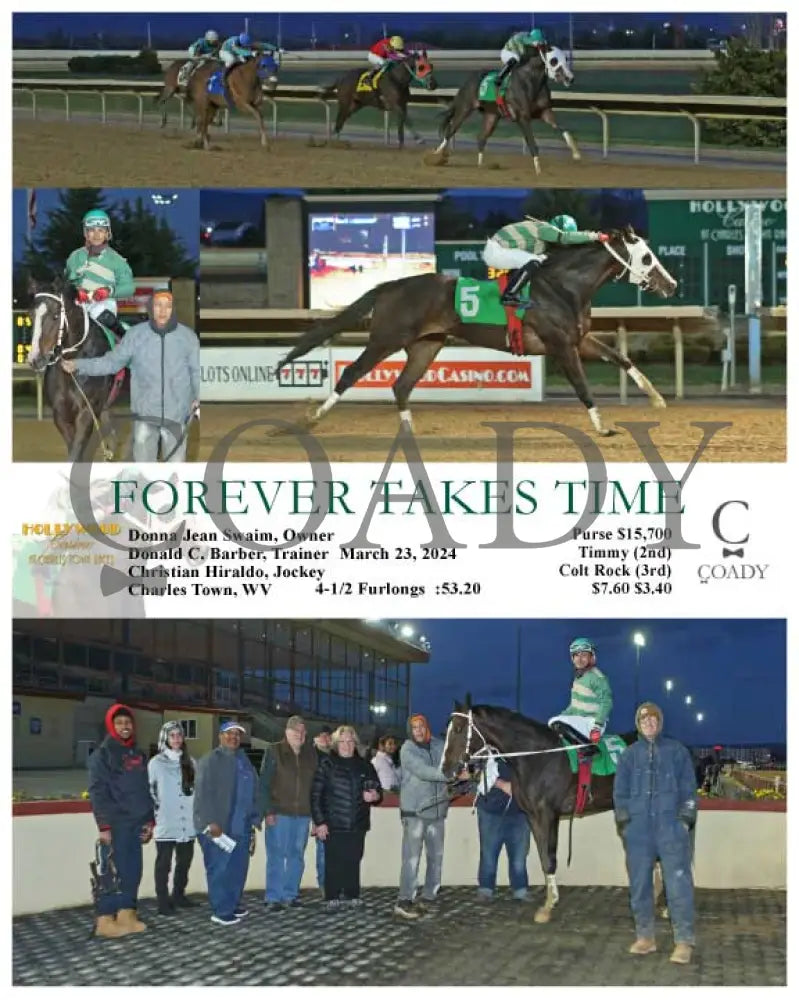 Forever Takes Time - 03 - 23 - 24 R02 Ct Hollywood Casino At Charles Town Races
