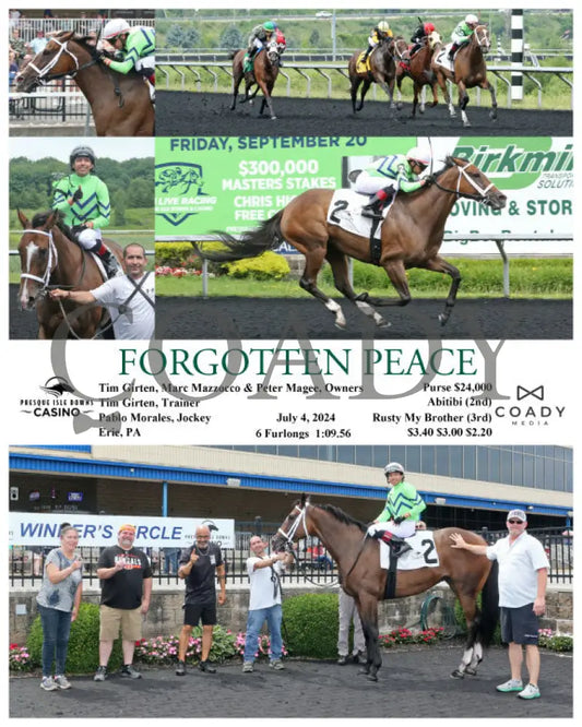 Forgotten Peace - 07-04-24 R01 Pid Presque Isle Downs