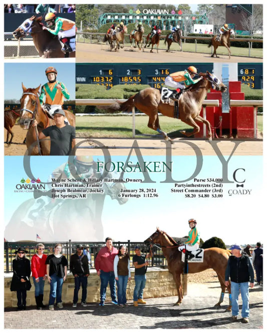 Forsaken - 01-28-24 R01 Op Oaklawn Park
