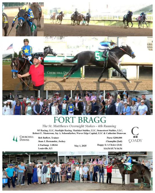 FORT BRAGG - The St. Matthews Overnight Stakes - 4th Running - 05-01-25 - R11 - CD Churchill Downs