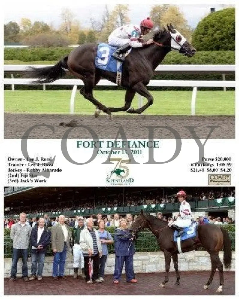Fort Defiance - 101311 Keeneland