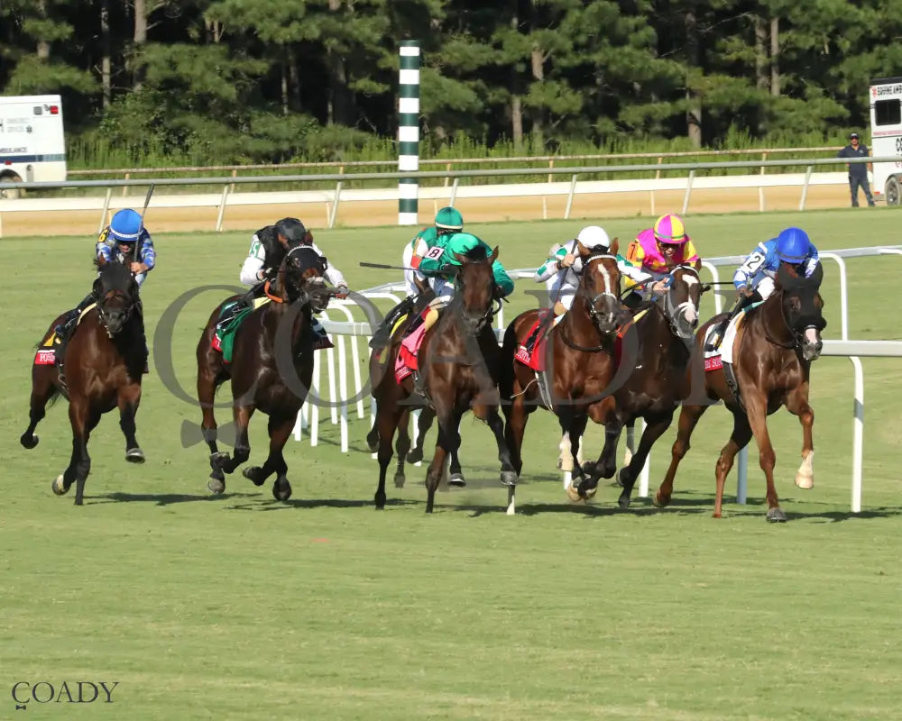 FORT WASHINGTON The Arlington Million Stakes 08 09 25 R11 CNL Turn 01 Colonial Downs