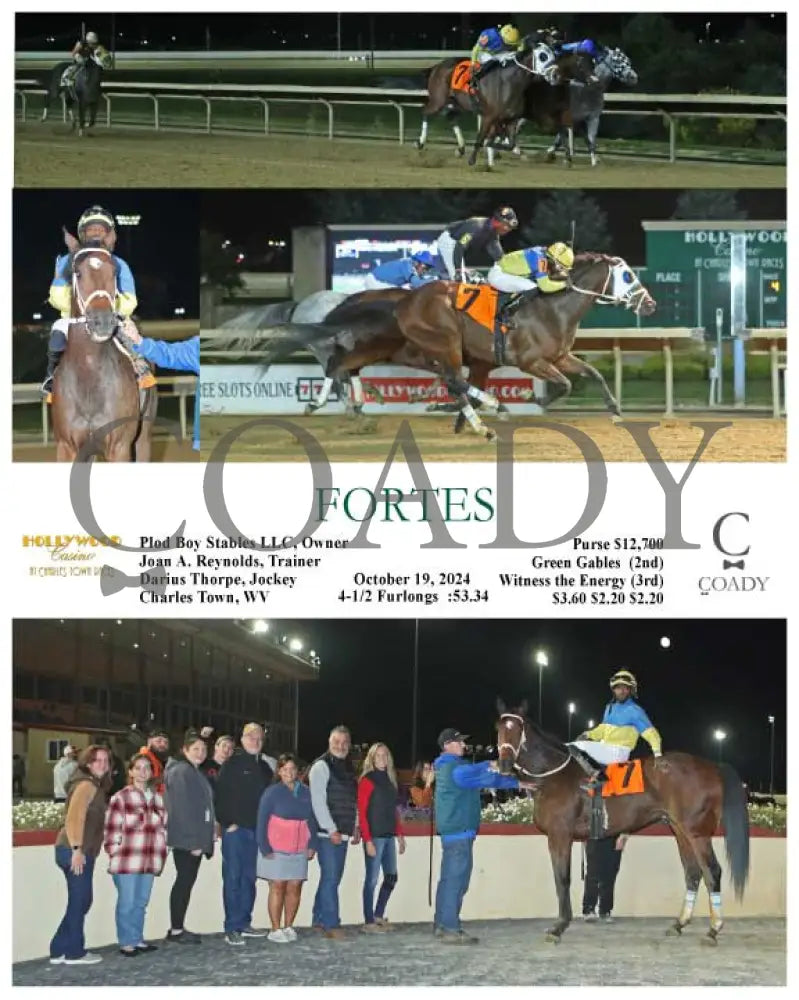 Fortes - 10-19-24 R04 Ct Hollywood Casino At Charles Town Races