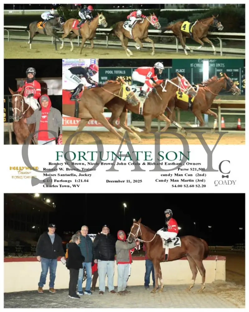FORTUNATE SON - 12-11-25 - R05 - CT Hollywood Casino at Charles Town Races