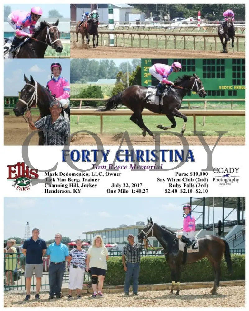 Forty Christina - 072217 Race 02 Elp Ellis Park