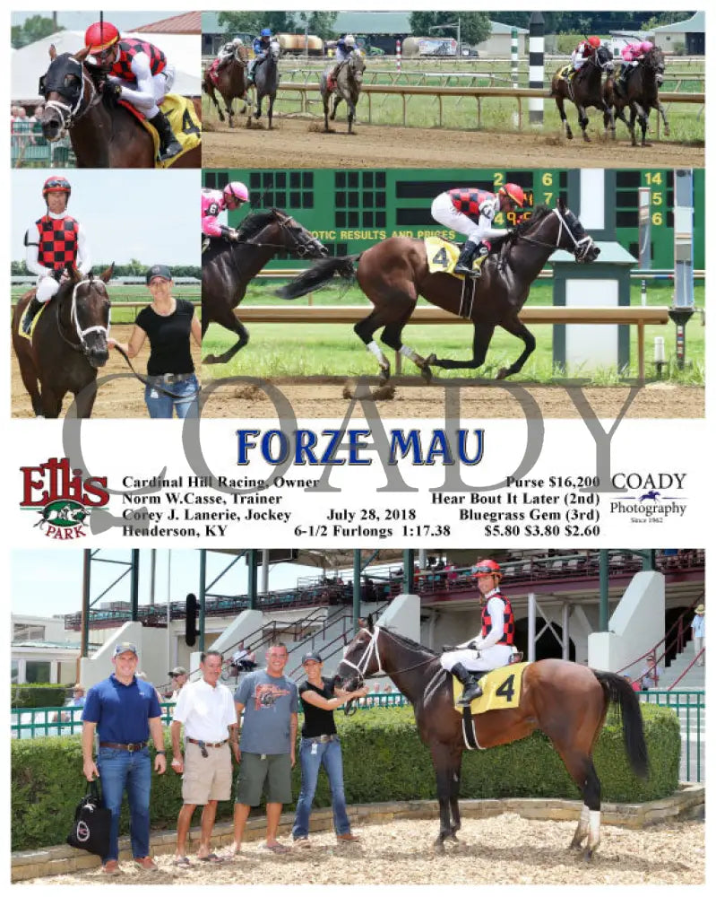 Forze Mau - 072818 Race 01 Elp Ellis Park