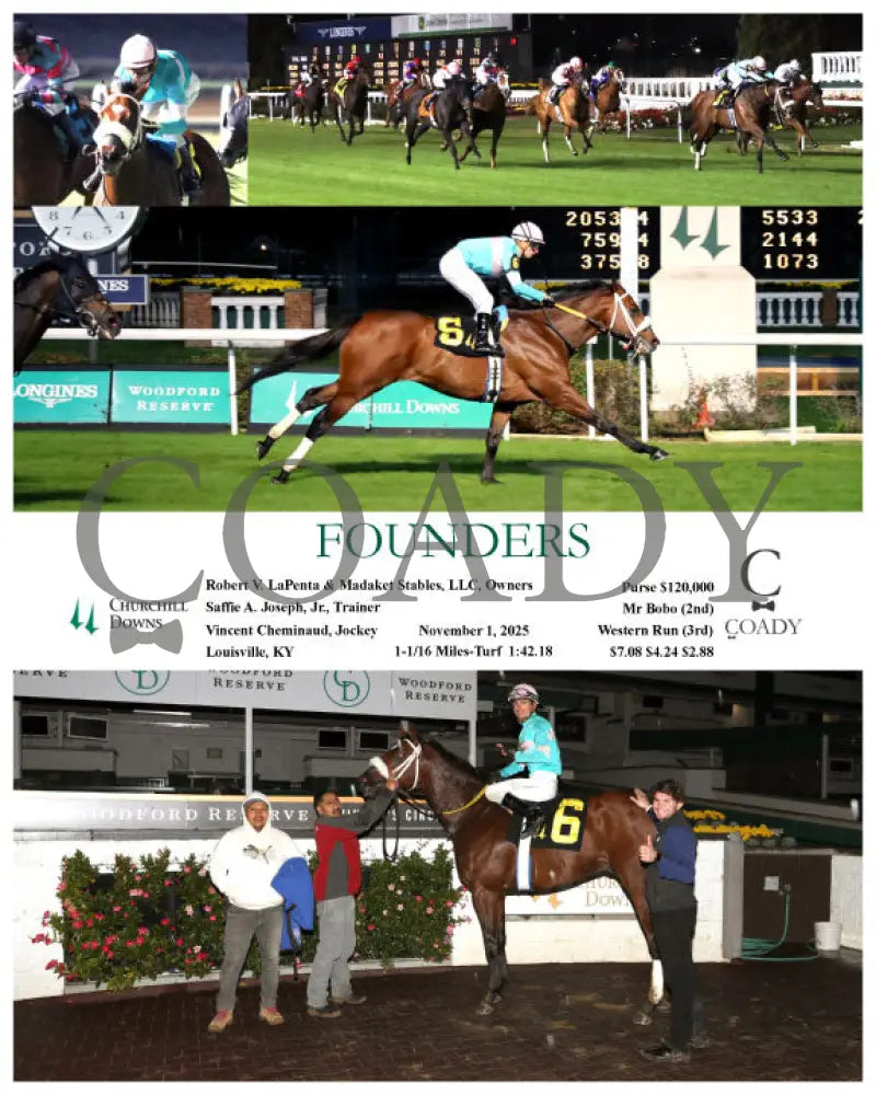 FOUNDERS - 110125 - Race 11 - CD Keeneland
