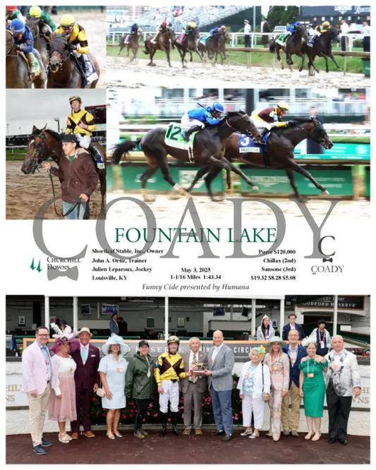 FOUNTAIN LAKE - 050325 - Race 01 - CD - G Churchill Downs