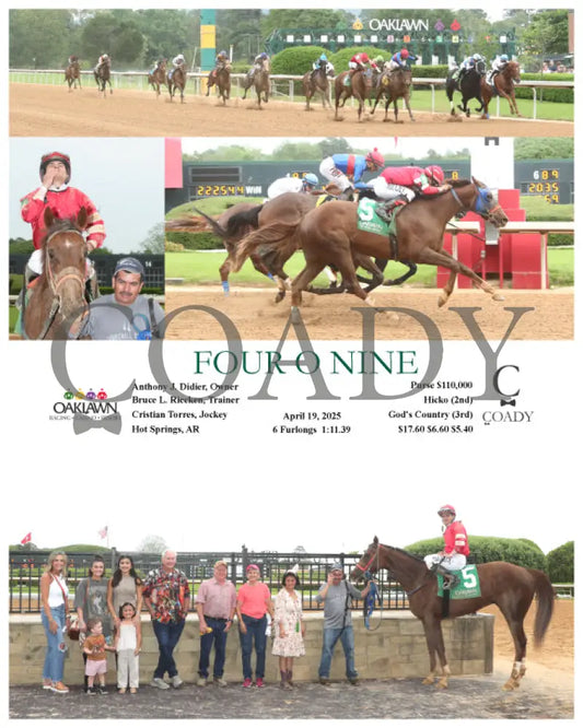 FOUR O NINE - 04-19-25 - R09 - OP Oaklawn Park