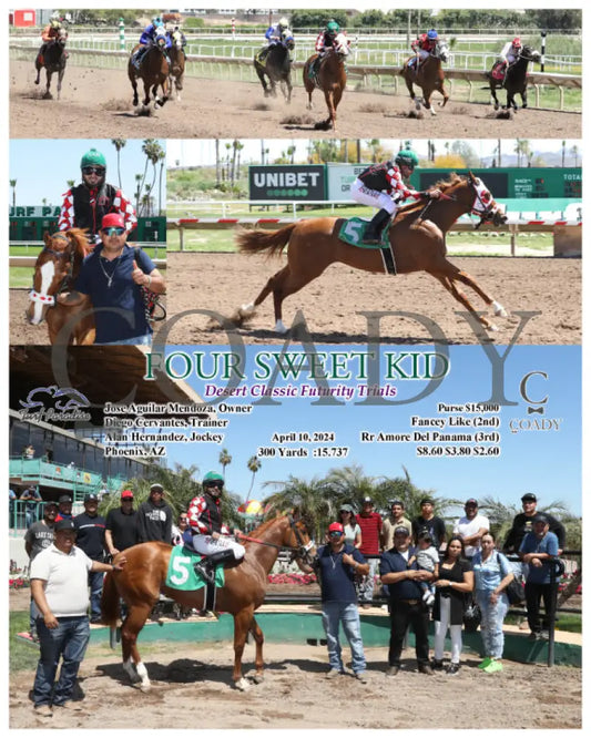 Four Sweet Kid - Desert Classic Futurity Trials 04 - 10 - 24 R01 Tup Turf Paradise