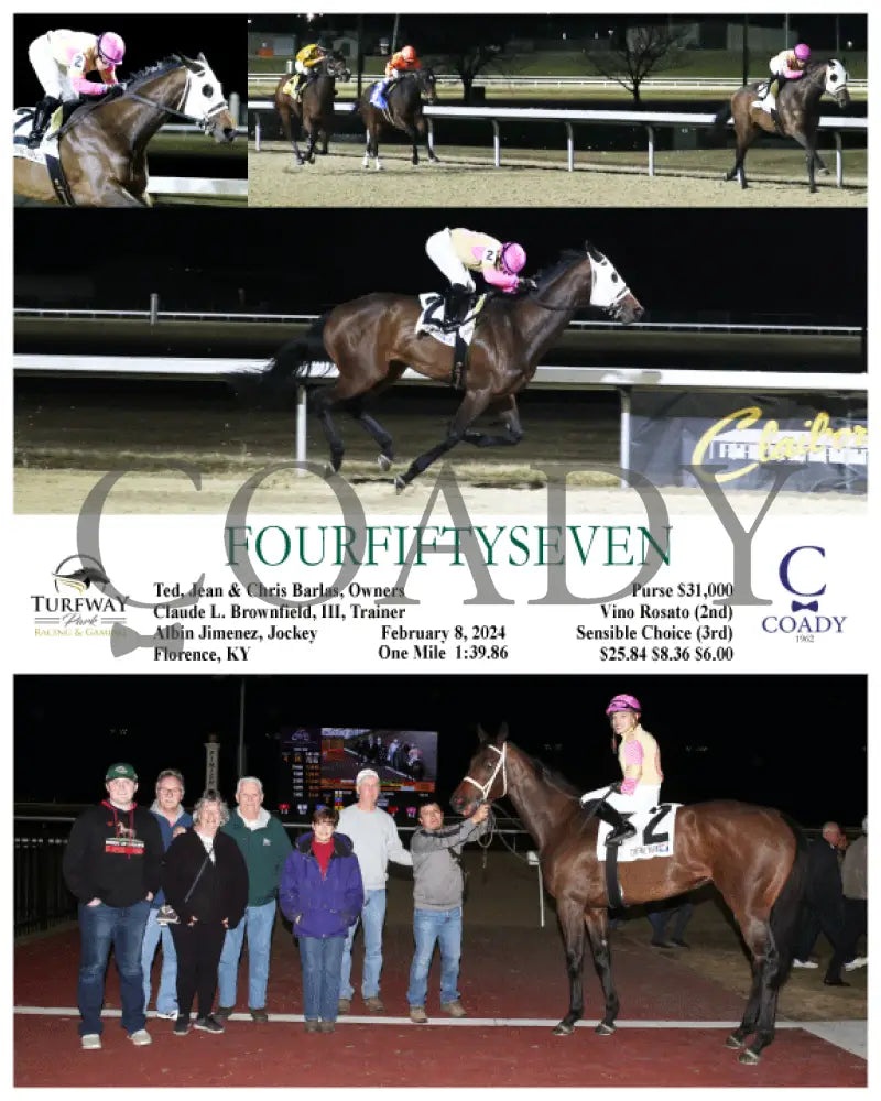 Fourfiftyseven - 02-08-24 R03 Tp Turfway Park