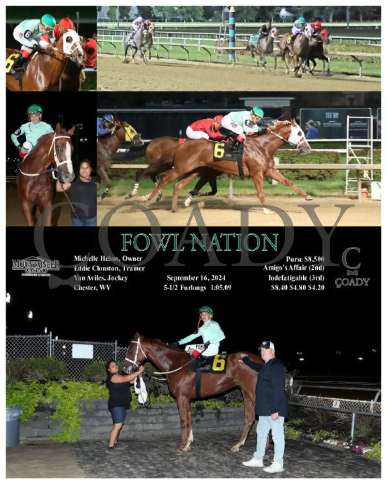 Fowl Nation - 09-16-24 R06 Mnr Mountaineer Park