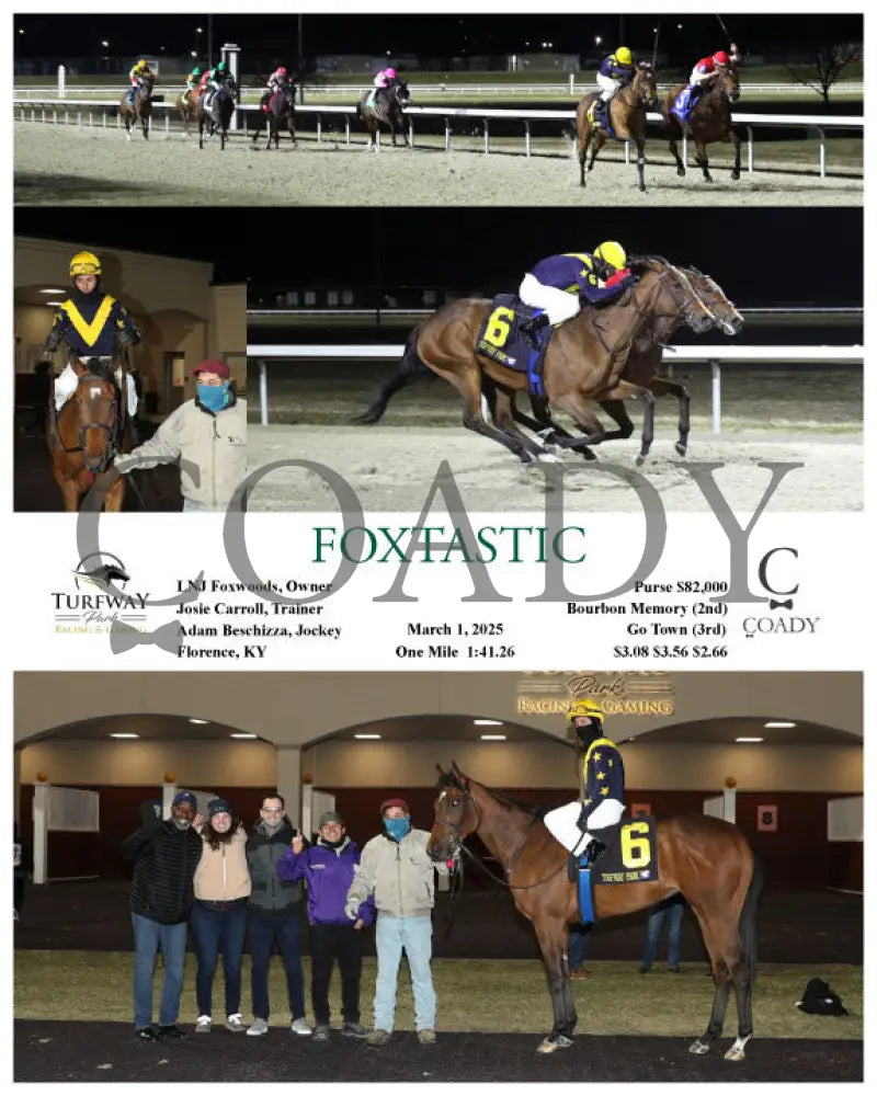 FOXTASTIC - 030125 - Race 11 - TP (Copy) Turfway Park