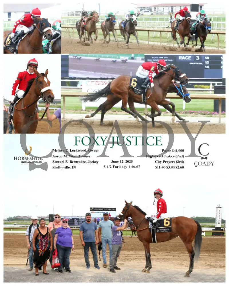 FOXY JUSTICE - 06-12-25 - R03 - IND Indiana Grand