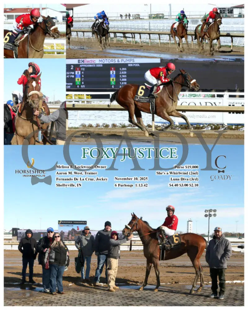 FOXY JUSTICE - 11-10-25 - R02 - IND Indiana Grand