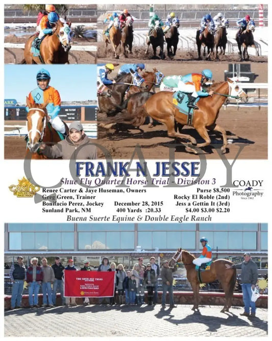 Frank N Jesse - 122815 Race 03 Sun Sunland Park