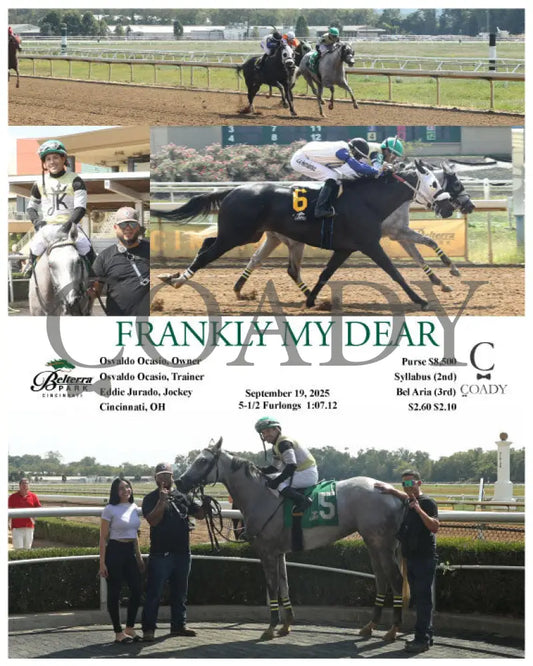 FRANKLY MY DEAR - 091925 - Race 02 - BTP - Coady Media - Kurtis Coady Photography