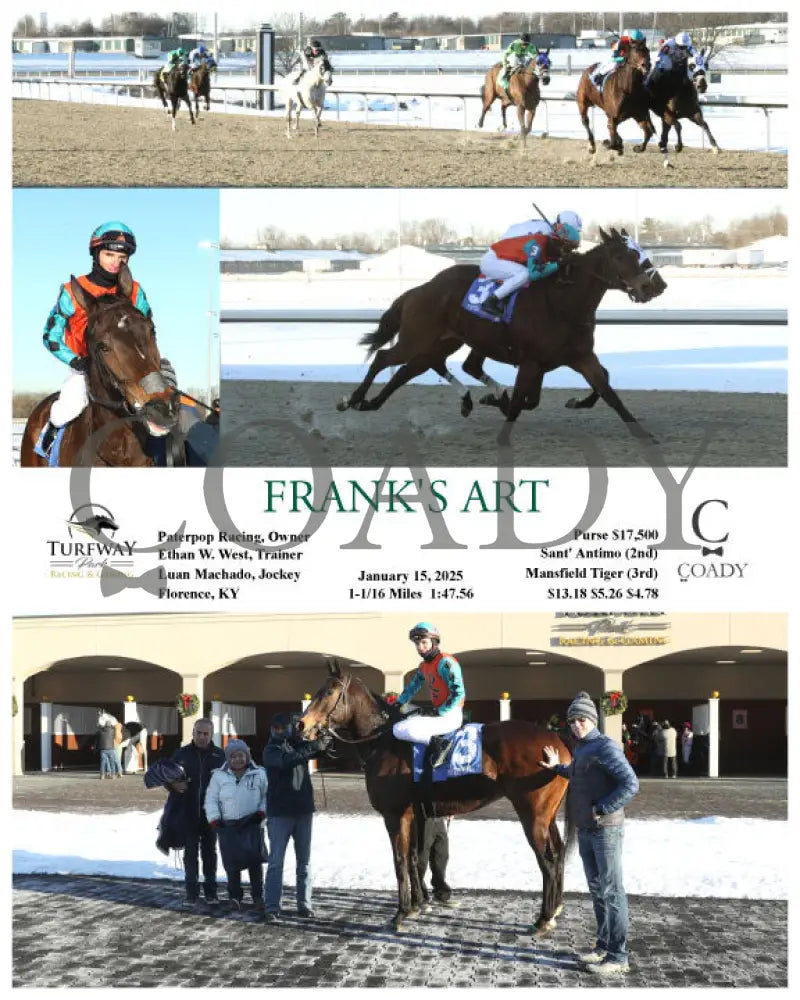 Frank’s Art - 011525 Race 02 Tp Turfway Park