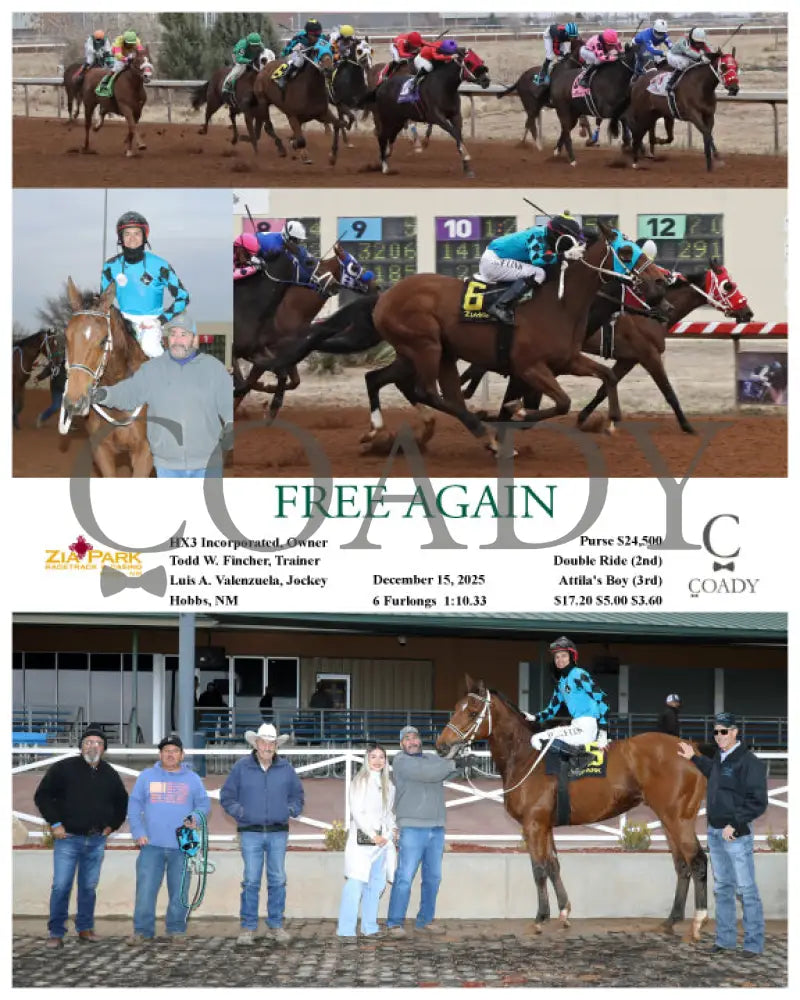 FREE AGAIN - 12-15-25 - R10 - ZIA - Coady Media - Kurtis Coady Photography
