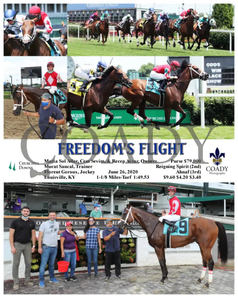 Freedom’s Flight - 06-26-20 R05 Cd Churchill Downs