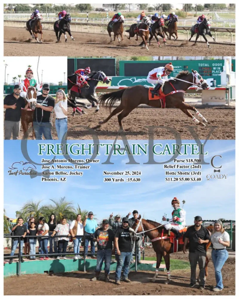 Freighttrain Cartel - 11-25-24 R01 Tup Turf Paradise