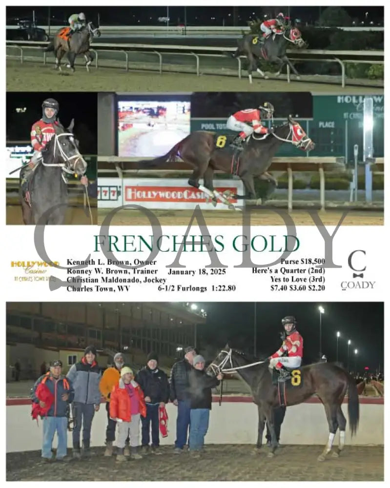 Frenchies Gold - 01-18-25 R03 Ct Hollywood Casino At Charles Town Races