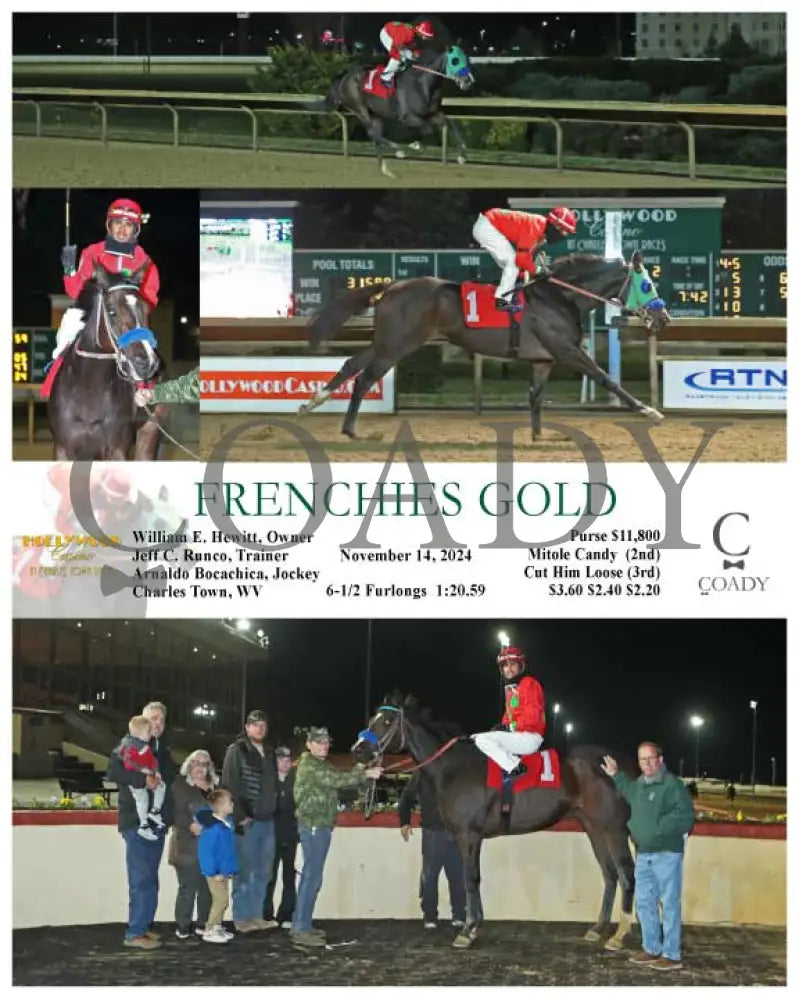 Frenchies Gold - 11-14-24 R02 Ct Hollywood Casino At Charles Town Races