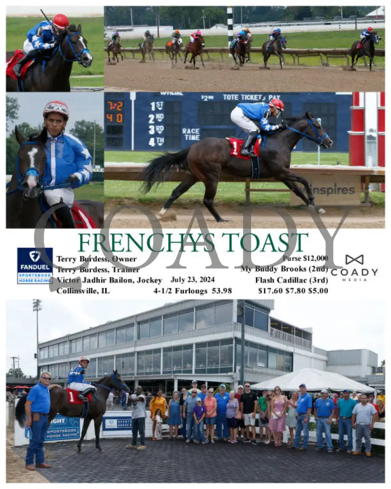 Frenchys Toast - 07-23-24 R03 Fan Fanduel Sportsbook Horse Racing