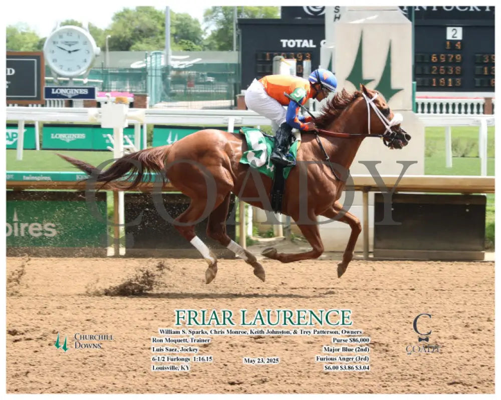 FRIAR LAURENCE - 05-23-25 - R05 - CD - Action Churchill Downs