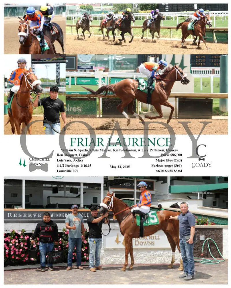 FRIAR LAURENCE - 05-23-25 - R05 - CD Churchill Downs