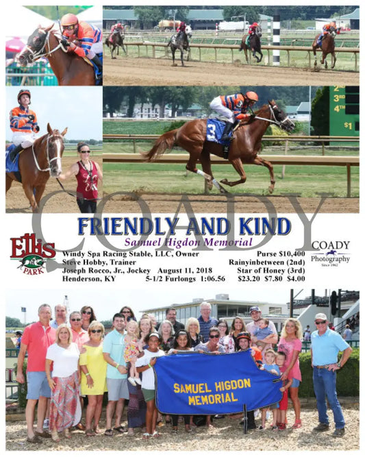 Friendly And Kind - 081118 Race 03 Elp Group Ellis Park