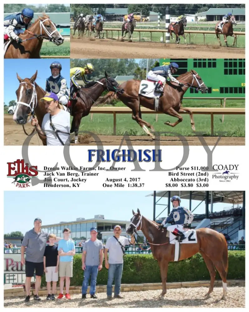 Frigidish - 080417 Race 05 Elp Ellis Park