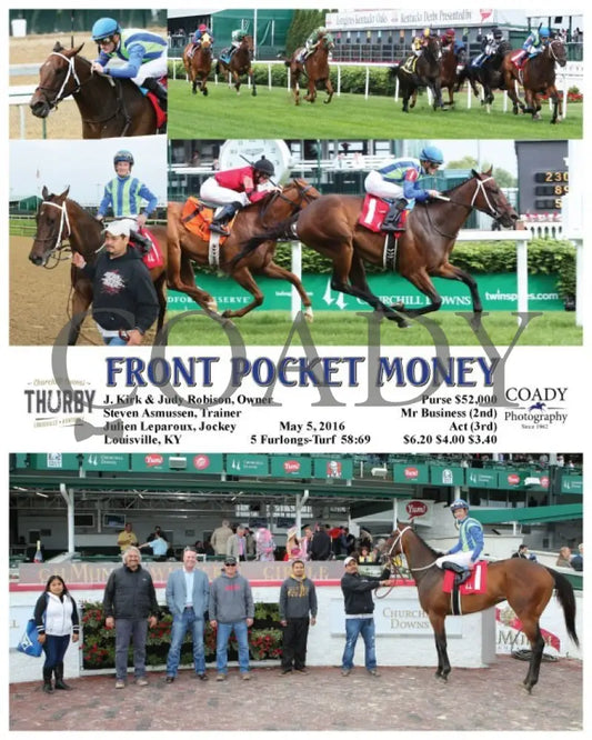 Front Pocket Money - 050516 Race 11 Cd Churchill Downs