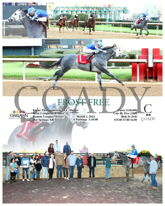 Frost Free - 03-01-24 R09 Op Oaklawn Park