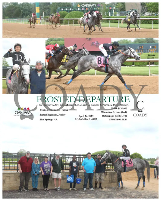 FROSTED DEPARTURE - 04-24-25 - R08 - OP Oaklawn Park