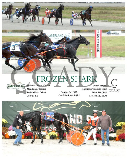 FROZEN SHARK - 10-26-25 - R12 - CMR Presque Isle Downs