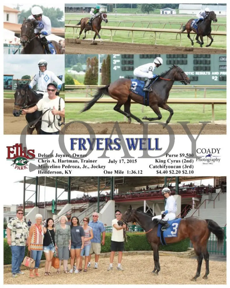 Fryers Well - 071715 Race 06 Elp Ellis Park