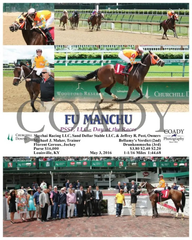 Fu Manchu - 050316 Race 04 Churchill Downs