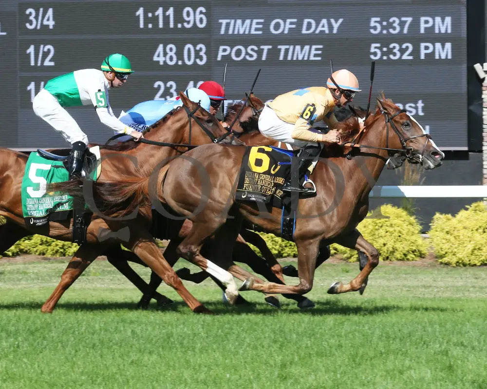 Fuente Ovejuna - Indiana General Assembly Distaff 16Th Running 07-06-24 R10 Horseshoe Finish 01