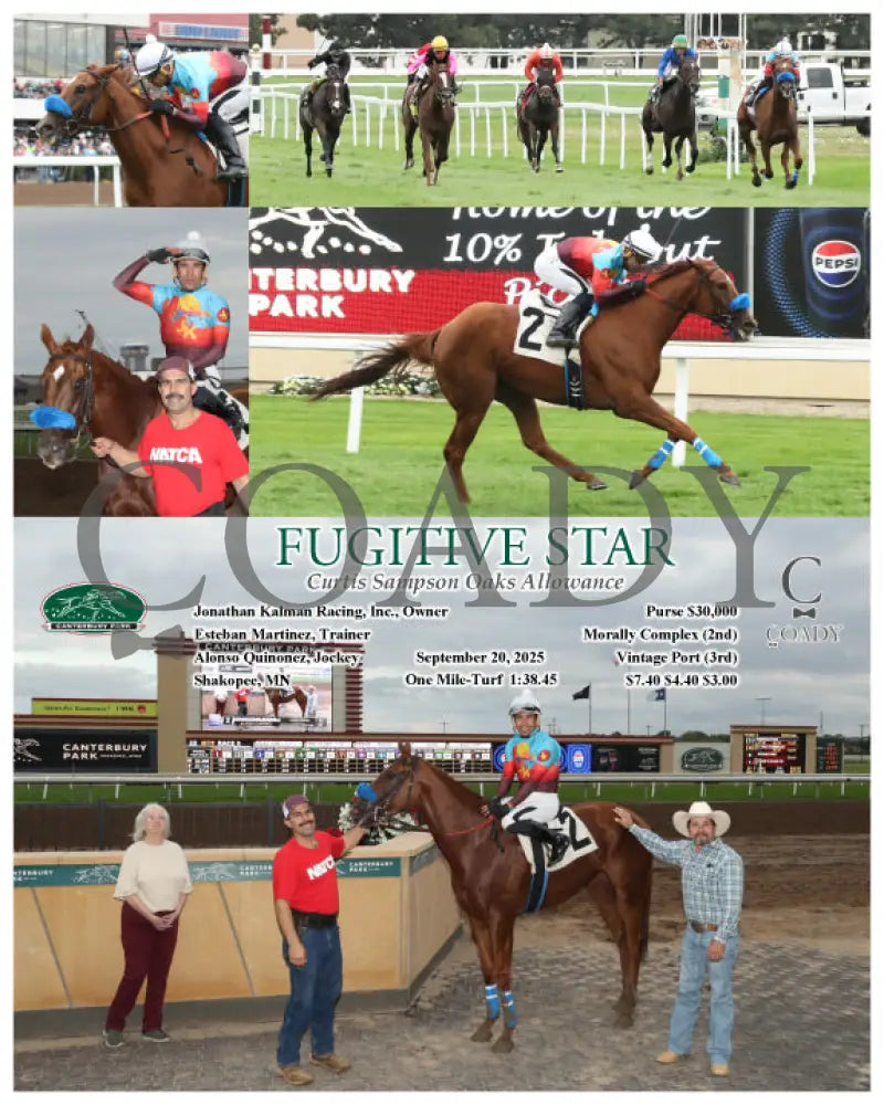 FUGITIVE STAR - Curtis Sampson Oaks Allowance - 09-20-25 - R04 - CBY - Coady Media - Kurtis Coady Photography