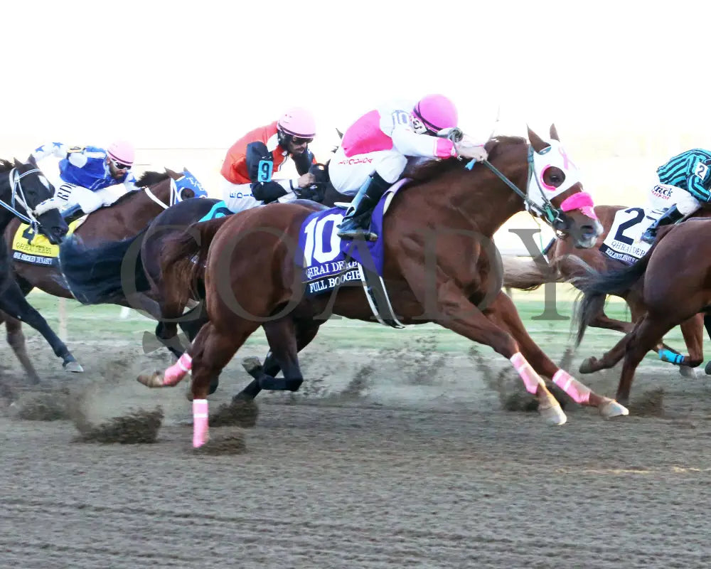 Full Boogie - Qhrai Derby Final 10-26-24 R11 Horseshoe Indiana Finish 02 Devin Hall Grand