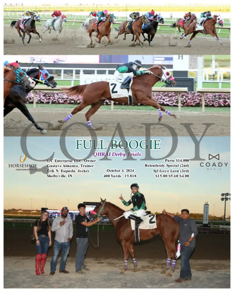 Full Boogie - Qhrai Derby Trials 10-03-24 R10 Ind Indiana Grand