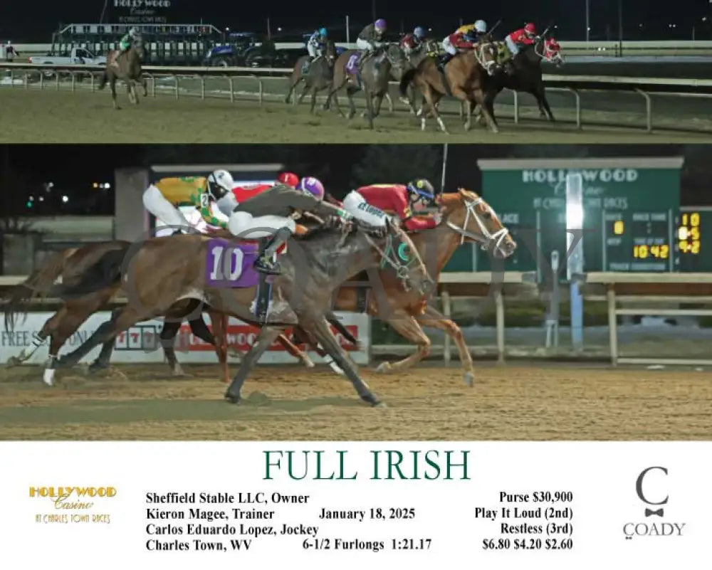 Full Irish - 01-18-25 R08 Ct Hollywood Casino At Charles Town Races