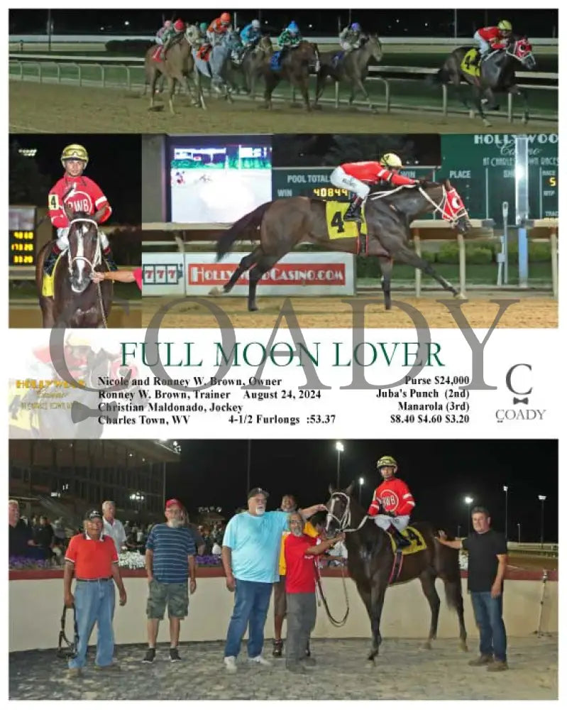 Full Moon Lover - 08-24-24 R05 Ct Hollywood Casino At Charles Town Races