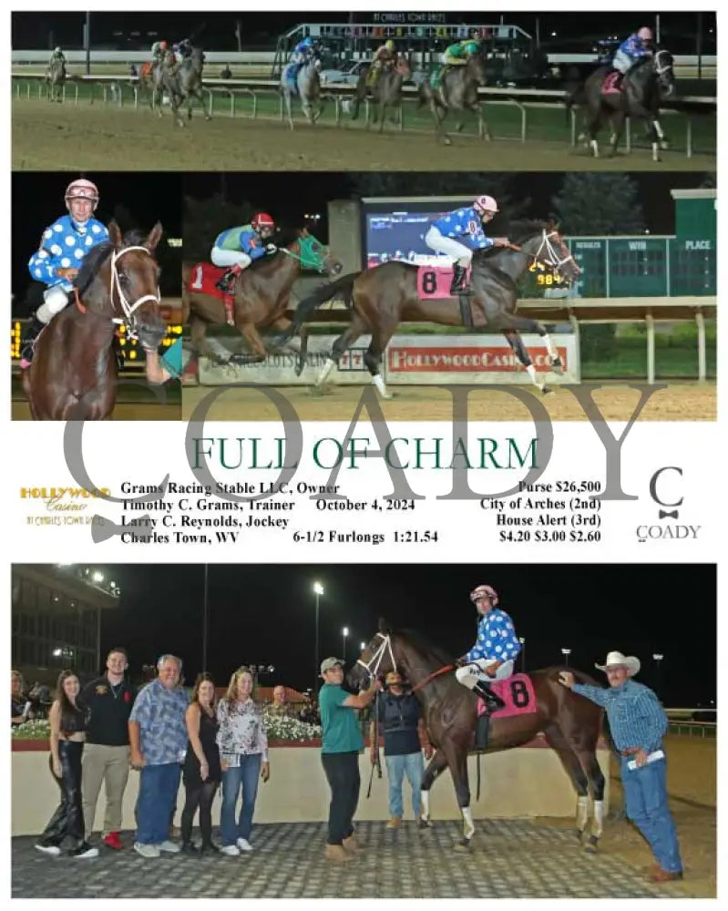 Full Of Charm - 10-04-24 R03 Ct Hollywood Casino At Charles Town Races