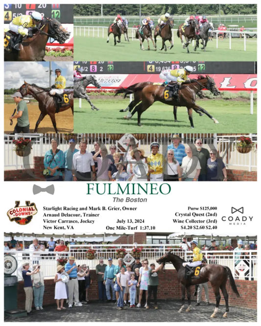 Fulmineo - The Boston 07-13-24 R06 Cnl Colonial Downs