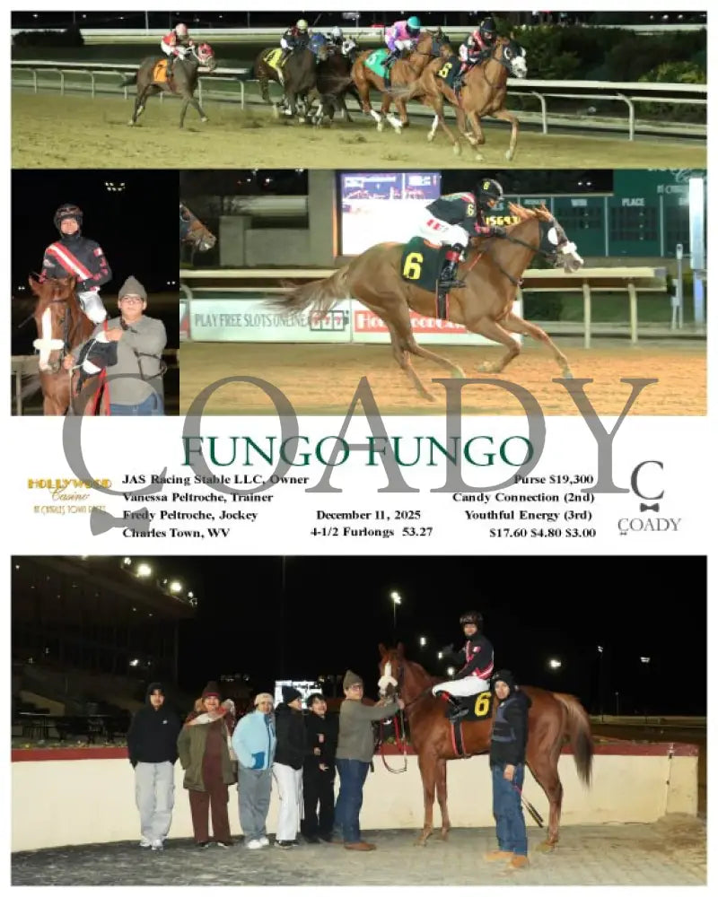 FUNGO FUNGO - 12-11-25 - R02 - CT Hollywood Casino at Charles Town Races