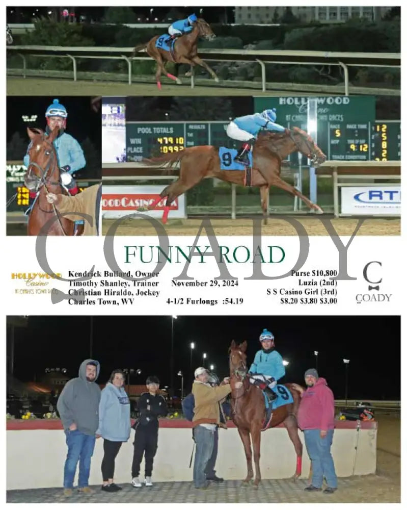 Funny Road - 11-29-24 R05 Ct Hollywood Casino At Charles Town Races
