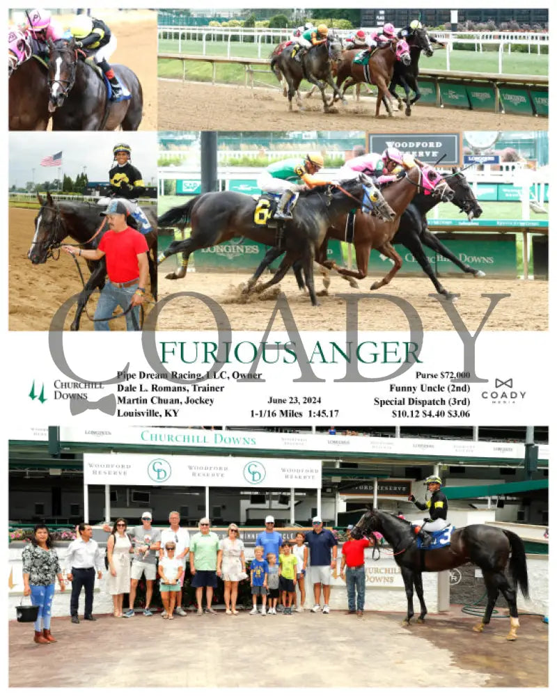 Furious Anger - 06-23-24 R02 Cd Churchill Downs