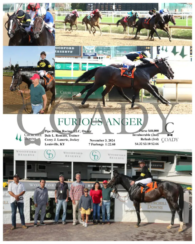 Furious Anger - 11-03-24 R02 Cd Churchill Downs